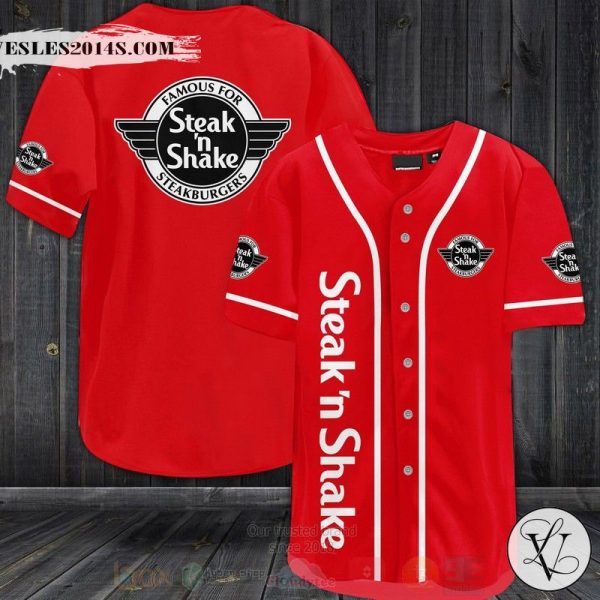 Steak ân Shake Baseball Jersey Shirt